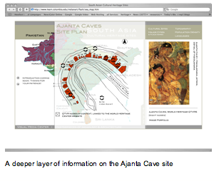 A deeper layer of information on the Ajanta Cave site