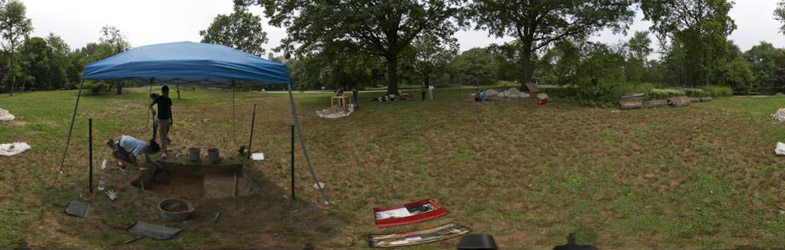 Seneca Village panorama, July 2011