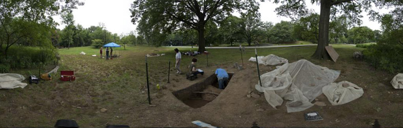 Seneca Village panorama, July 2011