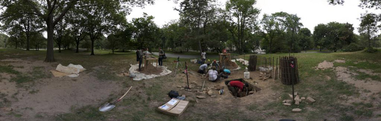 Seneca Village panorama, July 2011