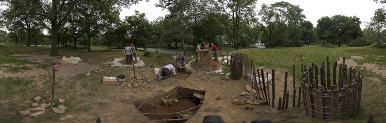 Seneca Village panorama, July 2011