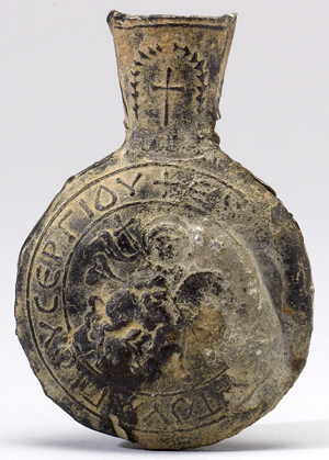 Pilgrim Flask of St. Sergios, reverse