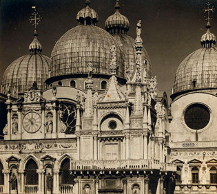 Photo of the Basilica San Marco, by Sergey Mikhaylovich Prokudin-Gorsky (1863-1944).