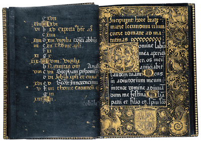 Horae beatae marie secundum usum curie romane (Black Book of Hours)