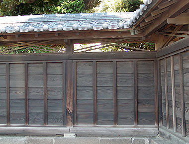 genjibei 源氏塀:Yuutenji 祐天寺 (Tokyo)