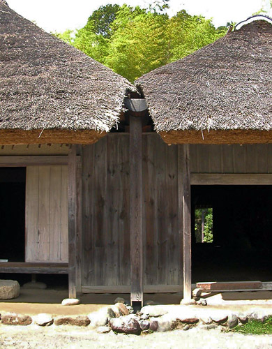 Old Sakuta 作田 house Original Location : Chiba prefecture Nihon Minka-En 日本民家園 in Kawasaki (Kanagawa)