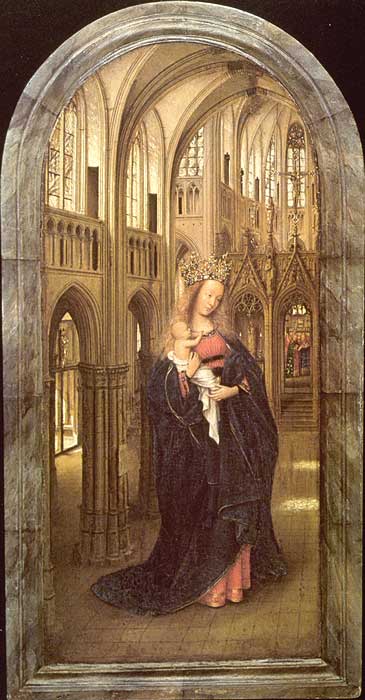 Jan van Eyck, Virgin in a Church