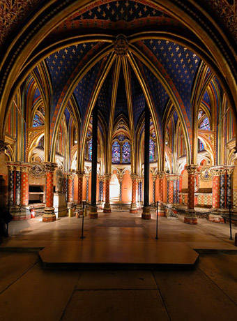 Interior of Ste-Chapelle