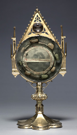 Ostensorium with Paten of St. Bernward, back view