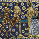 Plaque from a Reliquary Chasse, detail