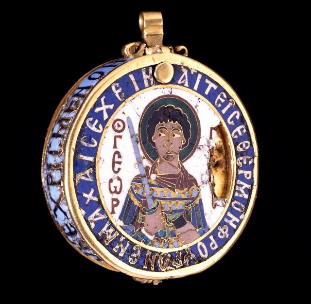 Reliquary Pendant of St. Demetrios with St. George