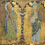 Reliquary Chasse with the Virgin and Child, detail