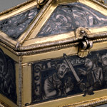 Reliquary Chasse with Scenes of the Martyrdom of Thomas Becket, detail