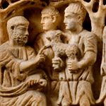 Tree Sarcophagus with the Anastasis, detail