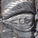 Votive Plaque with Eyes, detail