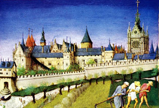 Detail from the Très Riches Heures du Duc de Berry by the Limbourg Brothers